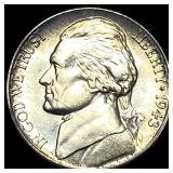 1943-D Jefferson Nickel (35% Silver) UNCIRCULATED