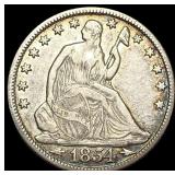 1854-O Silver Half Dollar LIGHTLY CIRCULATED