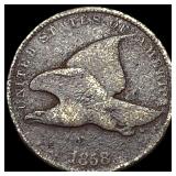 1858 Copper-Nickel Flying Eagle Cent HIGH GRADE