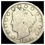 1893-S Liberty Head Nickel NICELY CIRCULATED