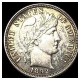 1892 Silver Barber Dime CLOSELY UNCIRCULATED