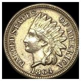 1864 Bronze Indian Head Cent CLOSELY UNCIRCULATED
