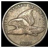 1858 Copper-Nickel Flying Eagle Cent LIGHTLY CIRCU