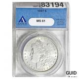 1897 Morgan Silver Dollar ANACS MS61