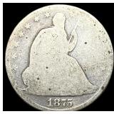 1875 Seated Liberty Half Dollar HIGH GRADE