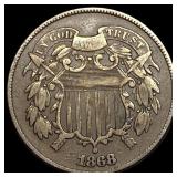 1868 Copper 2 Cents LIGHTLY CIRCULATED