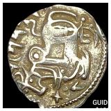 India 700-1000 AD Silver Jital NEARLY UNCIRCULATE