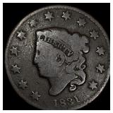 1831 Coronet Head Large Cent HIGH GRADE