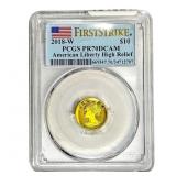 2018-W 1/10oz Gold $10 Liberty PCGS PR70 DCAM
