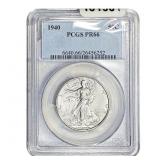 1940 Walking Liberty Half Dollar PCGS PR66