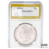 1879-S Morgan Silver Dollar PGA MS67+