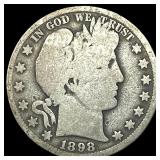 1898-O Silver Barber Half Dollar NICELY CIRCULATED