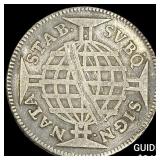1756 Brazil Silver 320 Reis UNCIRCULATED