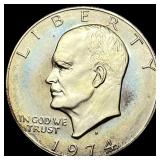 1974-S Eisenhower Silver Dollar GEM PROOF