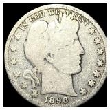 1898-O Silver Barber Half Dollar NICELY CIRCULATED