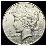 1926-S Silver Peace Dollar CLOSELY UNCIRCULATED