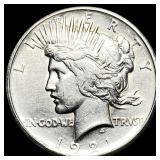 1921 Silver Peace Dollar CLOSELY UNCIRCULATED