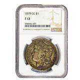 1879-CC Morgan Silver Dollar NGC F12