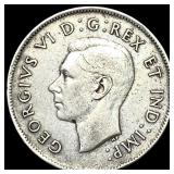 1944 Canada Silver 50 Cents UNCIRCULATED