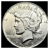 1935 Silver Peace Dollar CLOSELY UNCIRCULATED