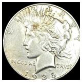 1935 Silver Peace Dollar CLOSELY UNCIRCULATED