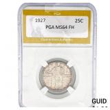 1927 Standing Liberty Quarter PGA MS64 FH