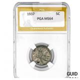 1937 Buffalo Nickel PGA MS64