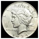 1934 Peace Silver Dollar CLOSELY UNCIRCULATED