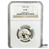 1956 Washington Silver Quarter NGC PF69