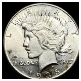 1935-S Silver Peace Dollar CLOSELY UNCIRCULATED
