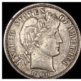 1900 Barber Dime CLOSELY UNCIRCULATED