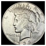 1935-S Silver Peace Dollar CLOSELY UNCIRCULATED