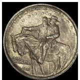 1925 Silver Stone Mountain Half Dollar UNCIRCULATE