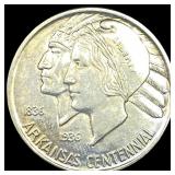 1937 Arkansas Centennial Silver Half Dollar UNCIRC