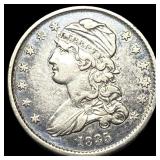 1835 Capped Bust Silver Quarter NEARLY UNCIRCULATE