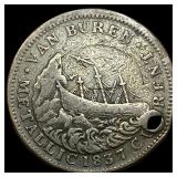 1841 Webster Credit Current Token HIGH GRADE