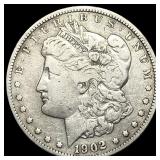 1902-S Silver Morgan Dollar ABOUT UNCIRCULATED