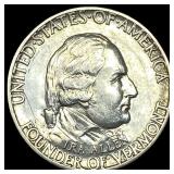 1927 Silver Battle of Bennington Half Dollar UNCIR