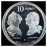 2025 Spain 10 Euro Silver Coin CHOICE PROOF