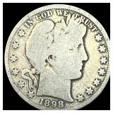 1898-O Silver Barber Half Dollar NICELY CIRCULATED