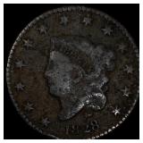 1828 Coronet Head Large Cent HIGH GRADE