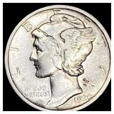 1920 Mercury Dime ABOUT UNCIRCULATED