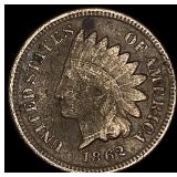 1862 Copper-Nickel Indian Head Cent HIGH GRADE