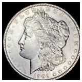 1901 Morgan Silver Dollar CLOSELY UNCIRCULATED