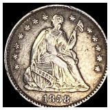 1858 Silver Half Dime CLOSELY UNCIRCULATED