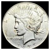 1935 Silver Peace Dollar CLOSELY UNCIRCULATED