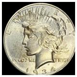 1934-D Silver Peace Dollar CLOSELY UNCIRCULATED