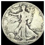1918-S Silver Walking Liberty Half Dollar NICELY C