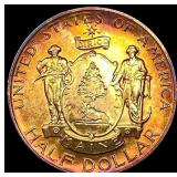 1920 Silver Maine Centennial Half Dollar UNCIRCULA