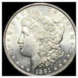 1891 Silver Morgan Dollar UNCIRCULATED